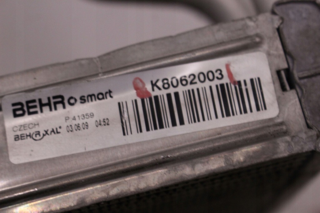 фото №5, Радиатор отопителя smart fortwo ii 1.0