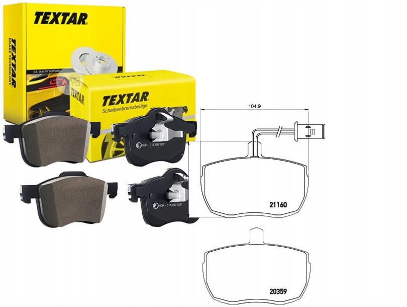 фото №1, Tex2116002 тормозные колодки ham. land rover перед discovery