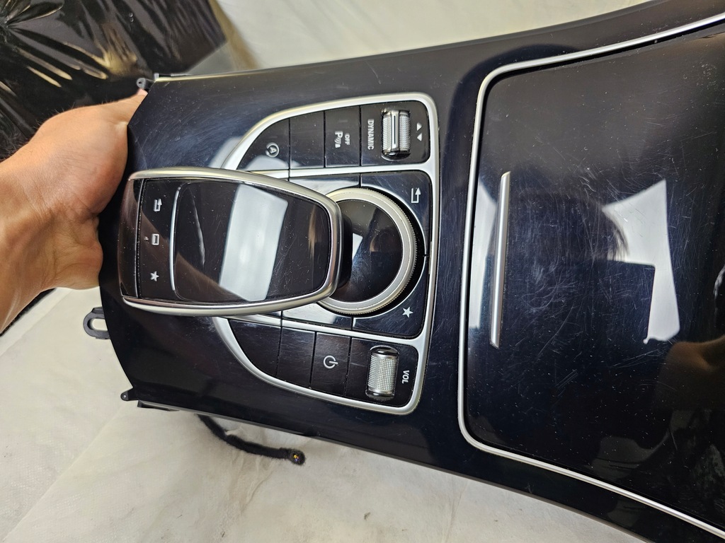 фото №9, Dekor тунель панель середній керування перемикач консолі mercedes w205