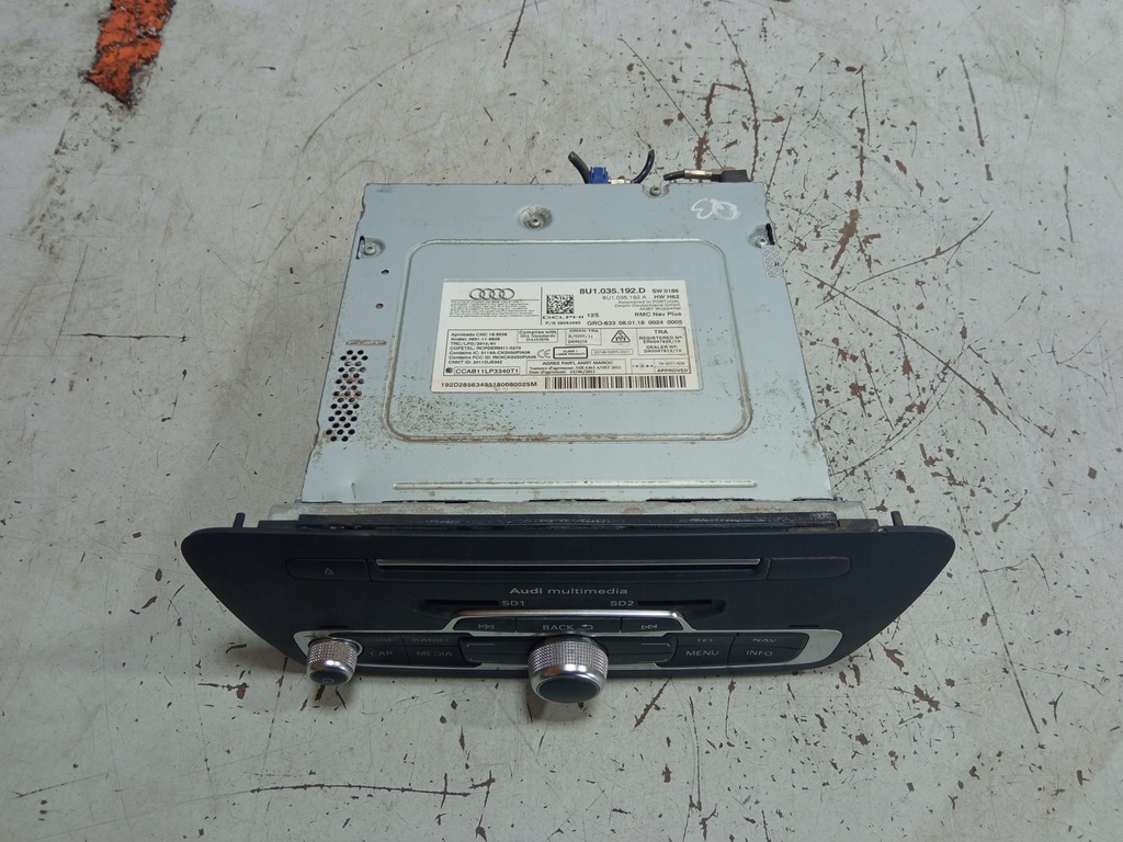 фото №1, Audi q3 8u радио навигация 8u1035192d