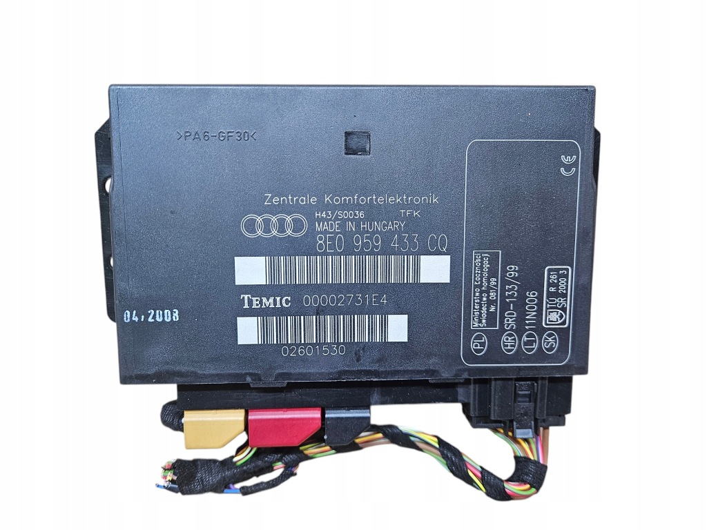 Купити Audi a4 b6 a4 b7 модуль комфорту 8e0959433cq