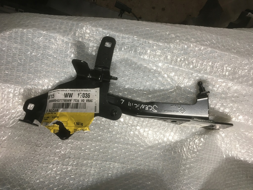 фото №3, Петля левый капот renault scenic iii новый