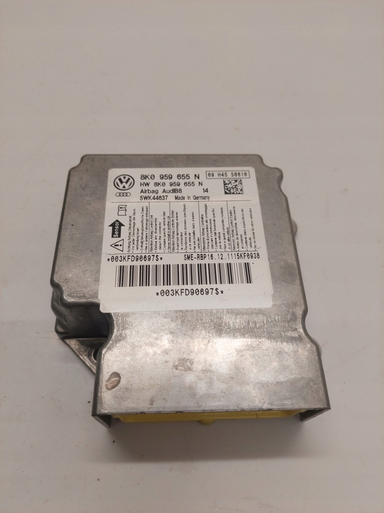 фото №1, Модуль датчик подушка безопасности audi a4 b8 lift 8k0959655n