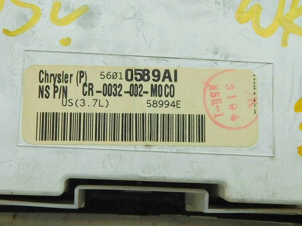 Grand cherokee 3 wk 3.7 05-10 панель 56010589ai Цена