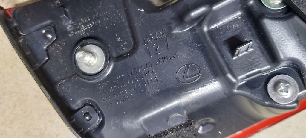 фото №7, Лампа lexus es 18- w кришка задня права oryg задня права