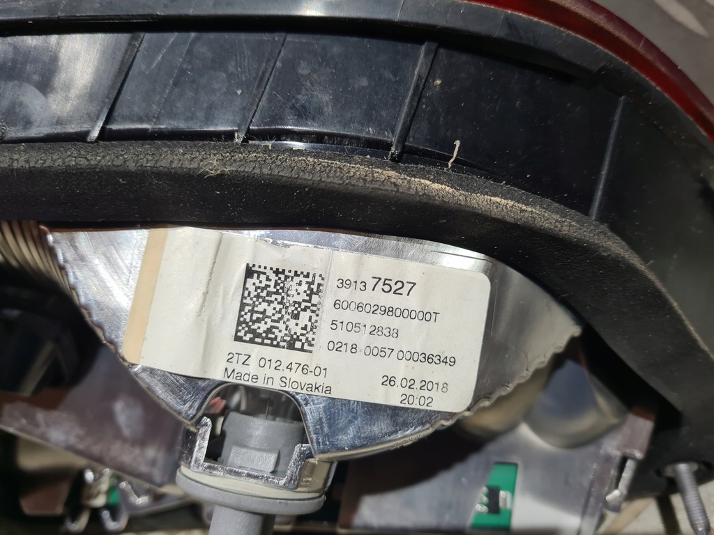 фото №7, Лампа левая задняя led w крышка opel crossland x