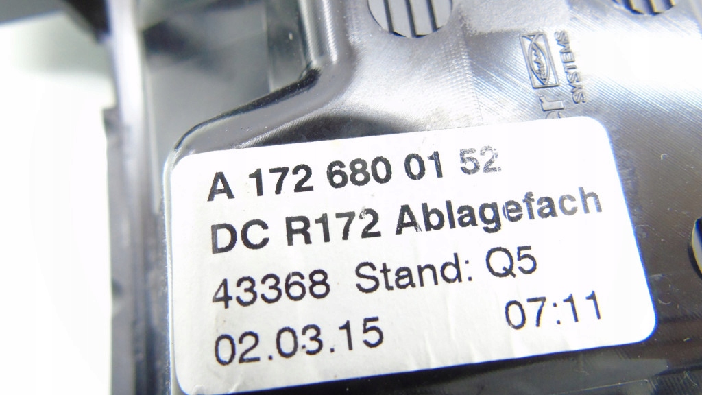 фото №6, Бардачок пепельница mercedes slk r172 a1726800152