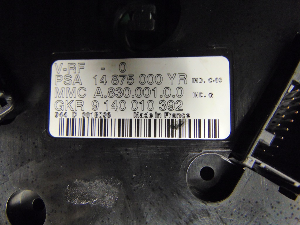 фото №13, Панель керування обдув кондиціонера peugeot 807 europa