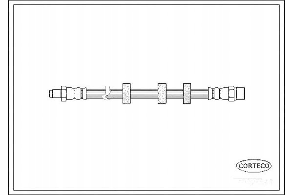 фото №1, Шланг гальмівний corteco 1359291 sl3646 351340300