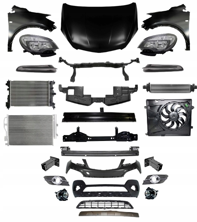 фото №1, Opel mokka 2012-2016 kompletny перед капот