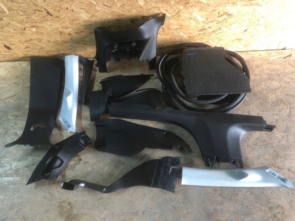 фото №15, Салон сиденья заднее сиденье обшивки пластики opel corsa f