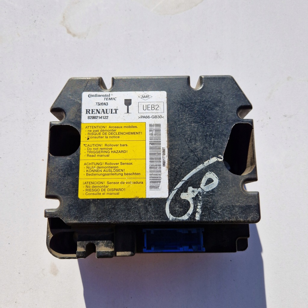 фото №1, Renault megane ii cc cabrio модуль подушка безопасности 8200214122