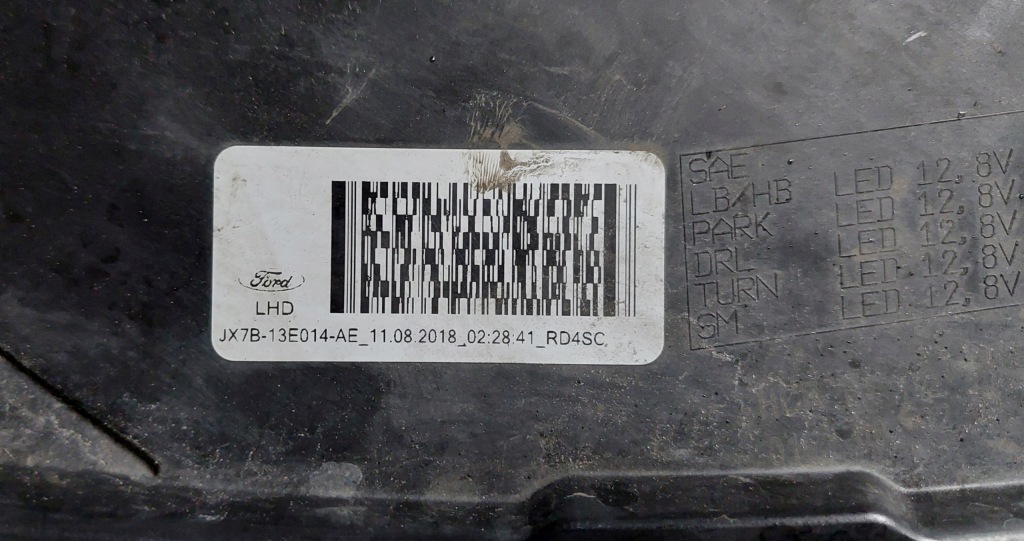 Ford focus mk4 iv рестайлінг  led фара правий передня Доставка