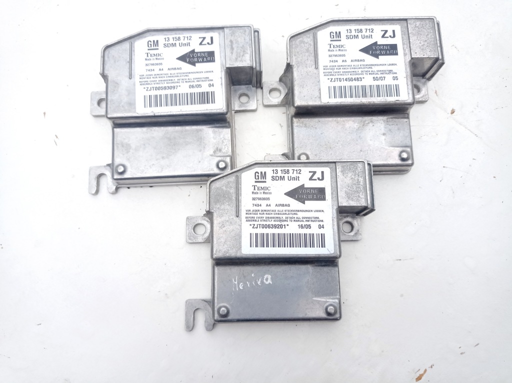 фото №1, Meriva модуль датчик подушок подушка безпеки 13158712