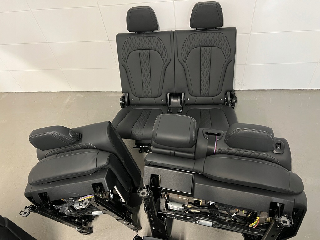 фото №15, Bmw x7 g07 сидіння сидіння заднє сидіння тунель середина обшивки interior 3 ряди schwarz