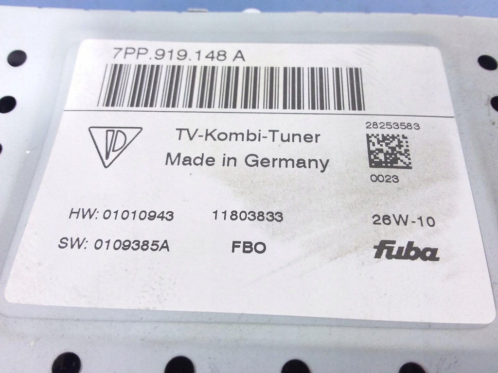 фото №7, Porsche panamera i 970 тюнер tv 7pp919148a