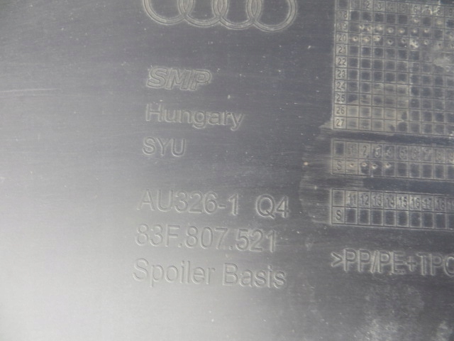 Audi q3 83f s line спойлер диффузор бампер задняя 20- Киев