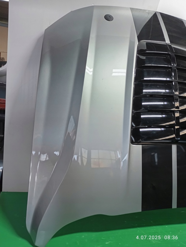 Капот крышка двигателя alu ford mustang gt500 стиль 2018-2023 Недорого