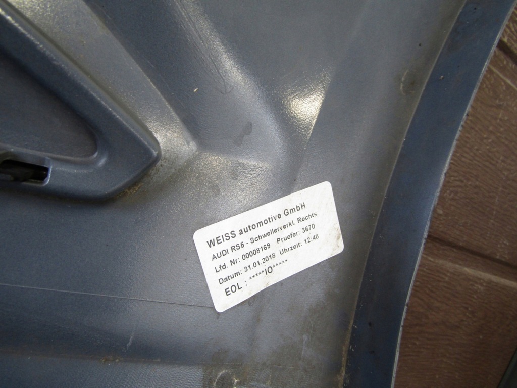 фото №9, Молдинг порог правая audi rs5 2 a5 rs 17- 19