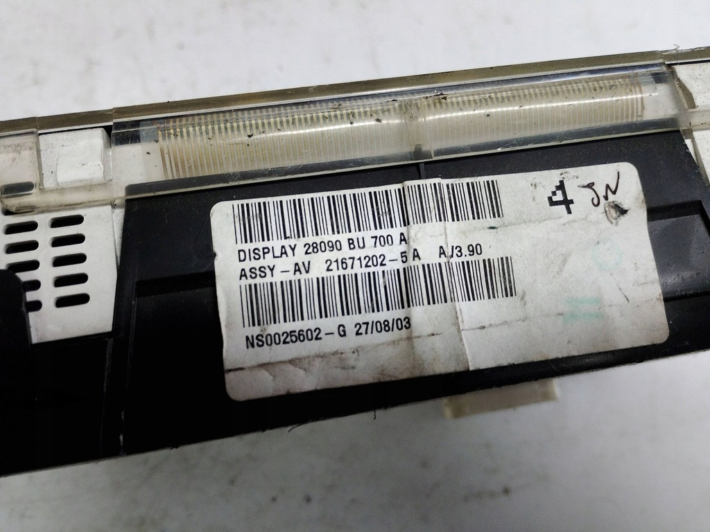 фото №7, Nissan almera екран дисплей 28090bu700a europa