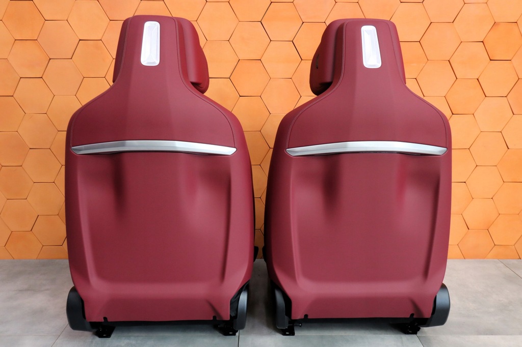 фото №15, Bmw 7' g70 i7 g70 салон сиденья sport с подогревом bowers veganza burgundy