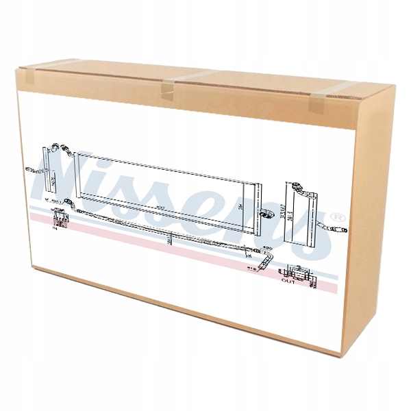 фото №1, Nissens 627047 радіатор низькотемпературна, радіатор pow. наддувний