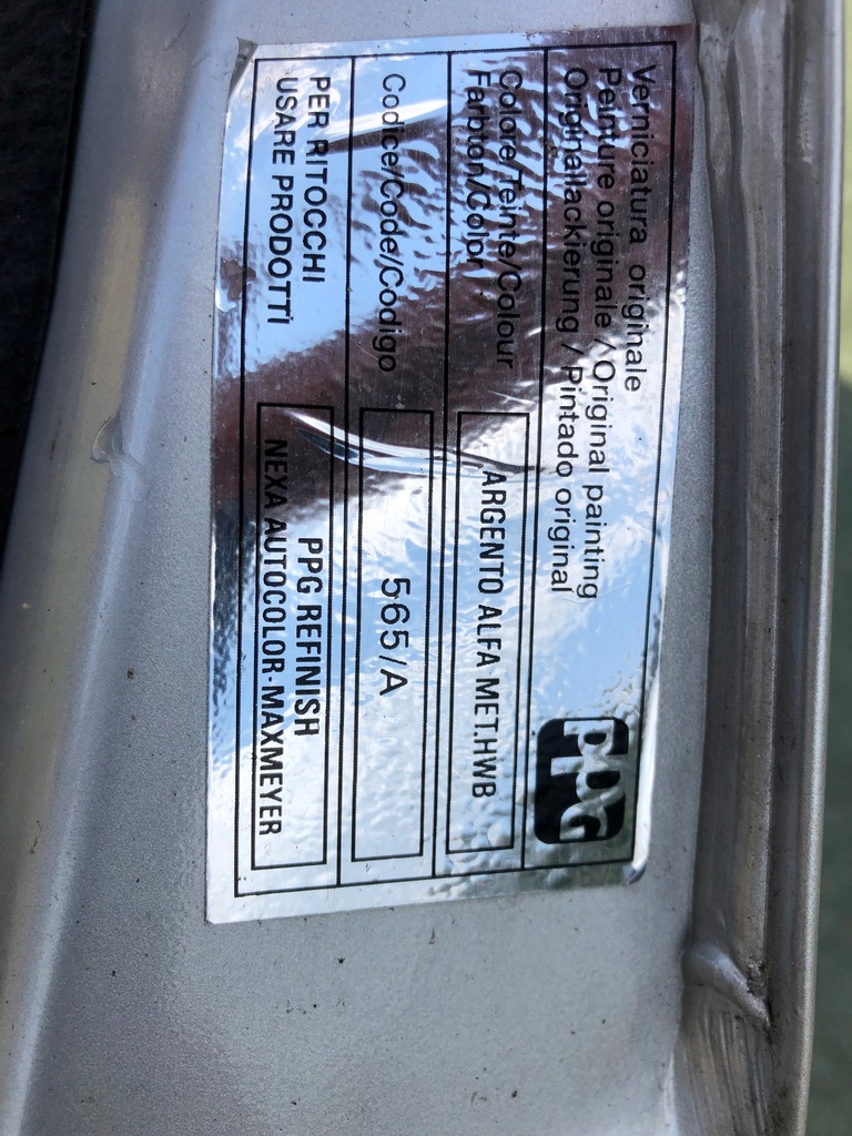 фото №8, Кришка багажника задня alfa romeo 159 sedan код лакофарбового покриття 565/a