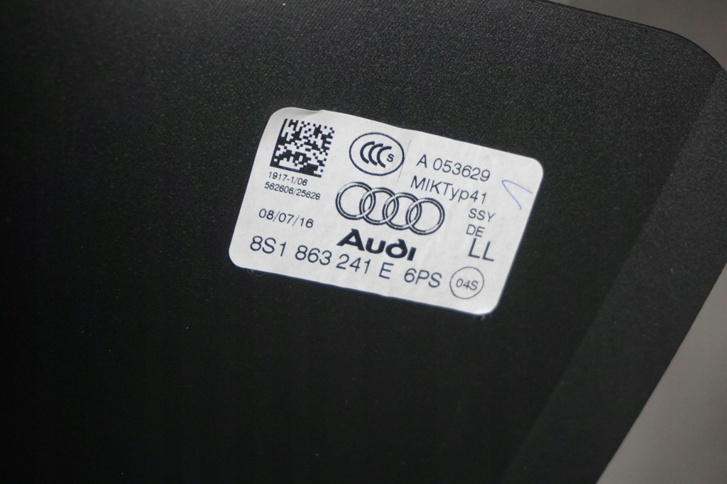 фото №9, Туннель подлокотник audi tt 8s 8s1863241e