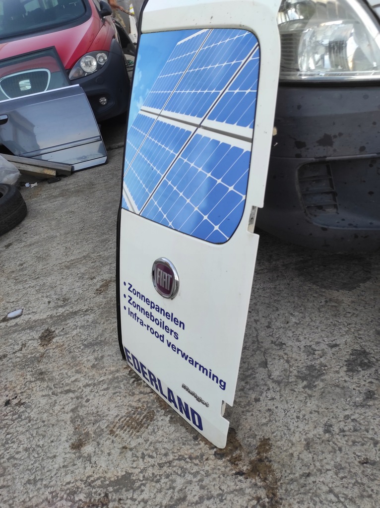 фото №7, Дверь правый задняя правое задние fiat fiorino белый