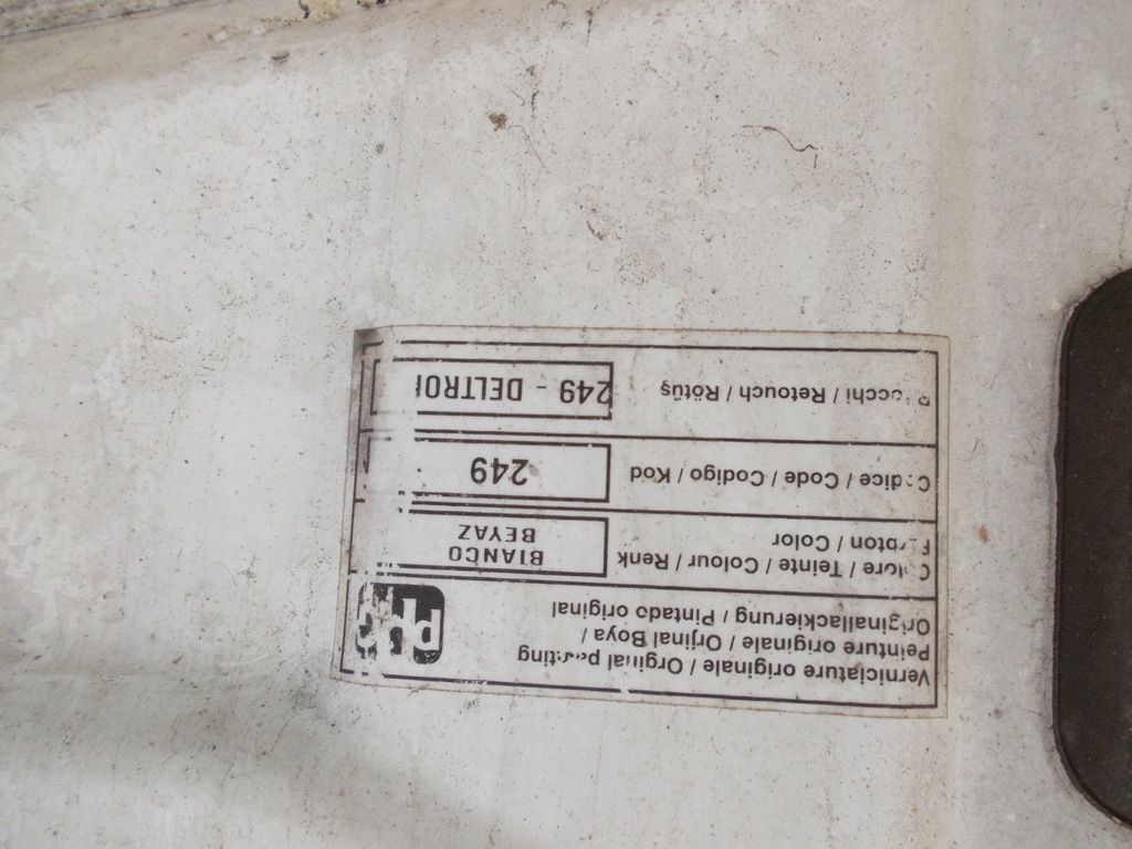 фото №12, Капот крышка двигателя fiat doblo i 249