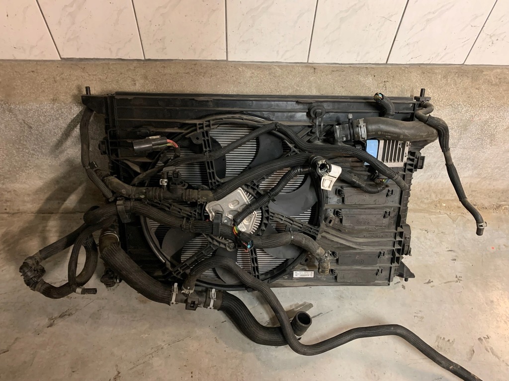 фото №7, Nissan qashqai j11 kompletny перед радиатор pas передний бампер