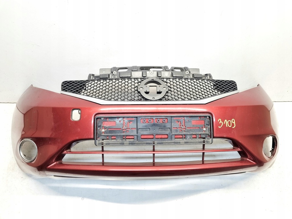 фото №1, Nissan note ii 12- бампер перед передній решітка радіатора