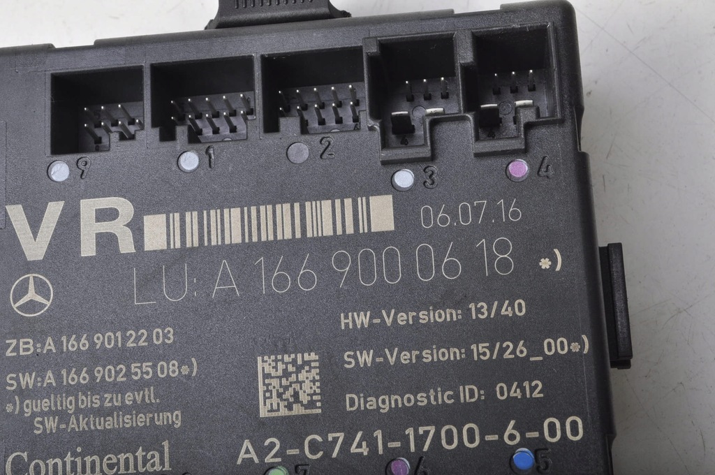 фото №6, Mercedes w117 модуль дверь правый перед 1669000618