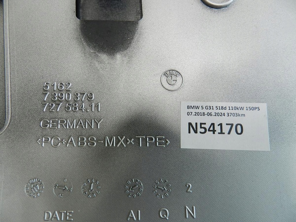 фото №7, Bmw 5 g31 спойлер спойлер крышки 7390379 a83