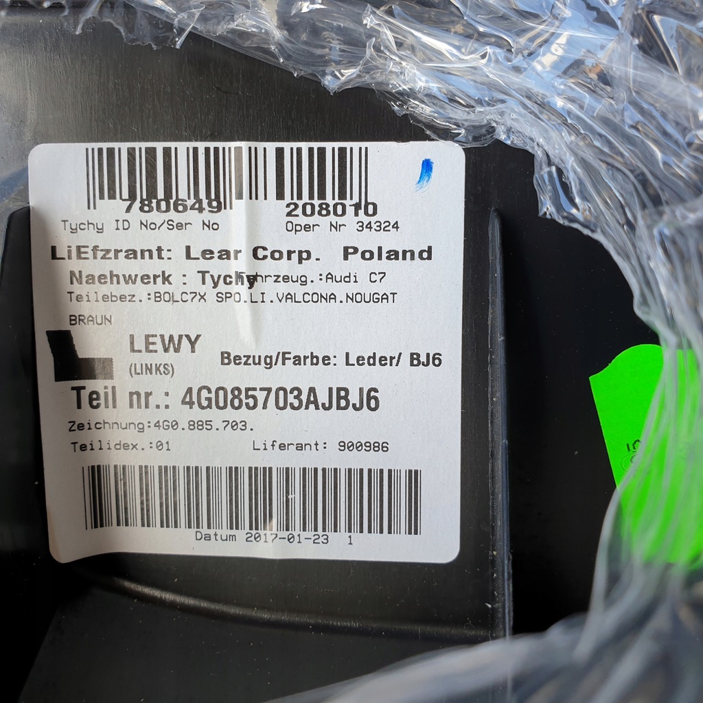 фото №9, Підголівник регульований сидіння перед правий лівий audi a6 c7 a7 4g шкіра valcona