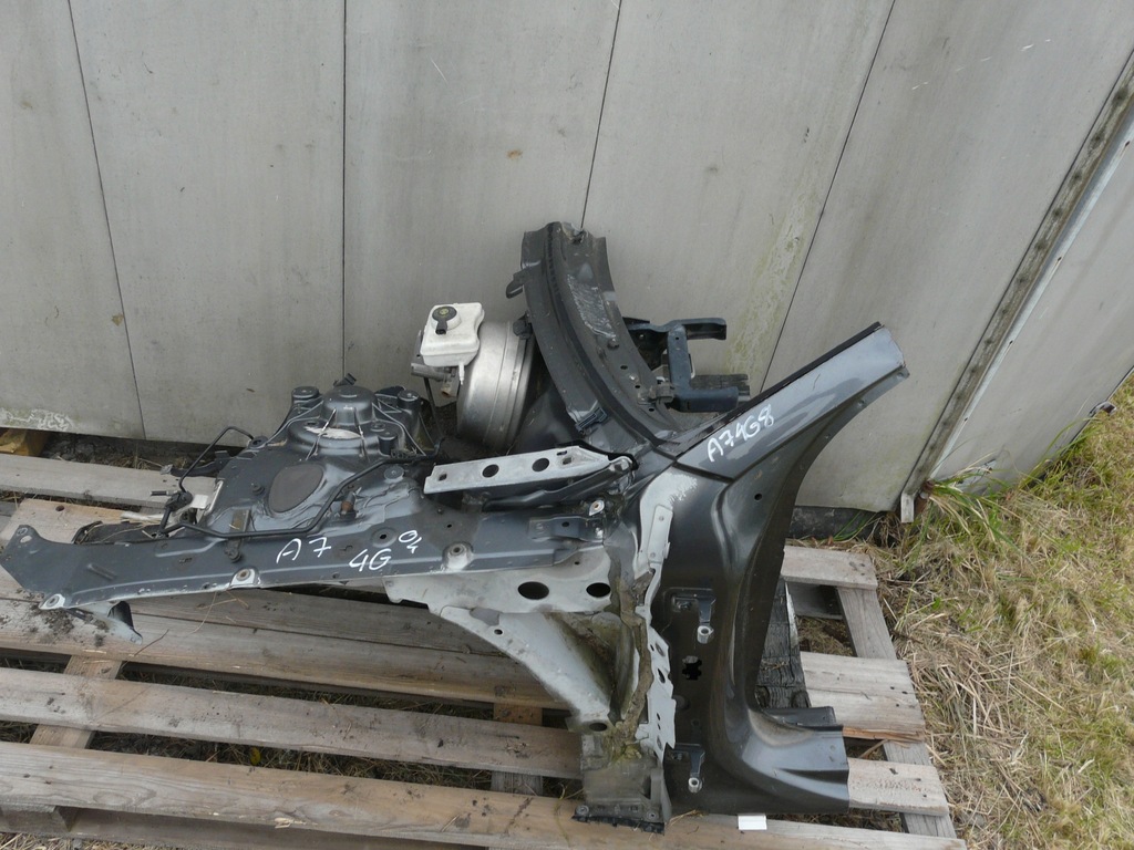 фото №6, Audi a7 4g четверть лонжерон шток порог блок двигателя a подкрылок левая