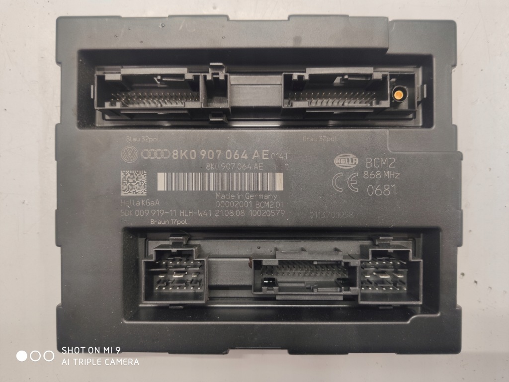фото №1, Audi a4 b8 a5 8t модуль комфорту 8k0907064ae