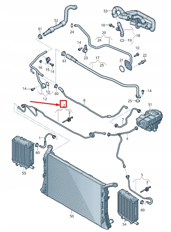 фото №7, Audi rs7 sportback 4g двигун вентиляційний клапан line 4g0121081cc oem