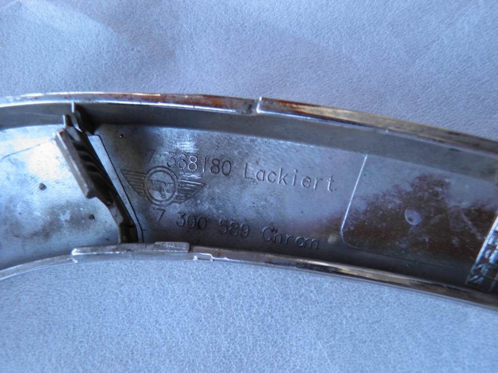 Захист рамка решітка радіатора хром ґрати бампера mini f55 f56 f57 51137300589 оригінальний номер Доставка