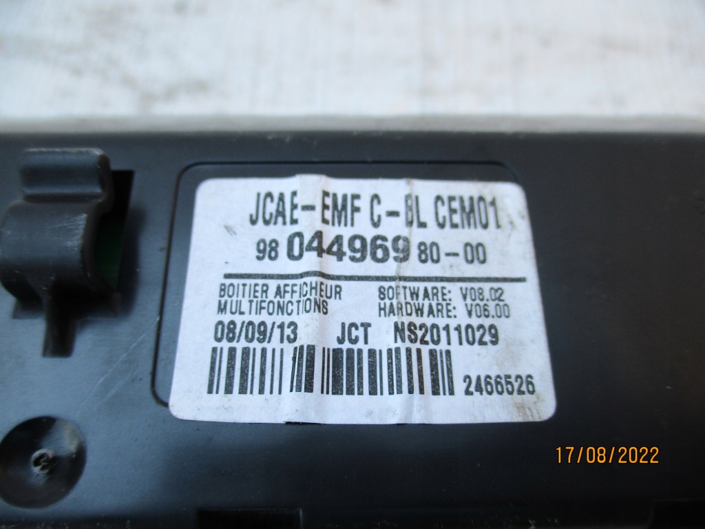 фото №3, Citroen c4 ii ds4 дисплей 9804496980