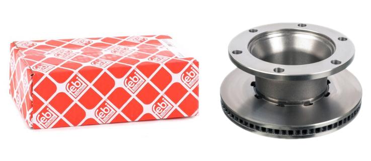 фото №1, Febi 27510 диск renault midlum 00- febi 27510