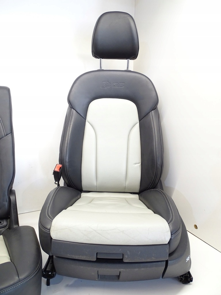 фото №6, Kpl сиденье сиденья заднее сиденье audi sq5 8r светло czarna кожа подогрев