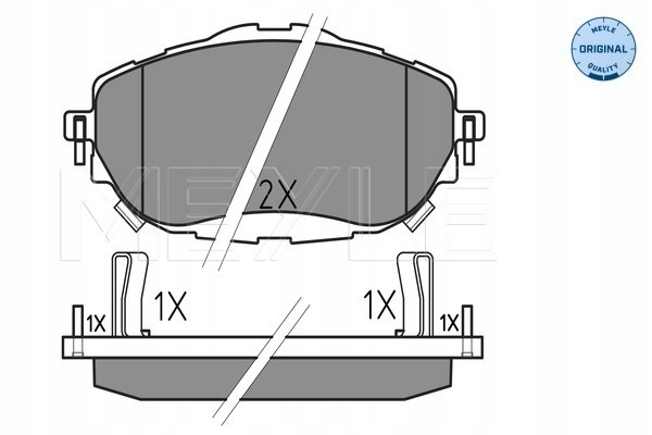 Купити Meyle гальмівні колодки гальмівні toyota перед auris/corolla 12-