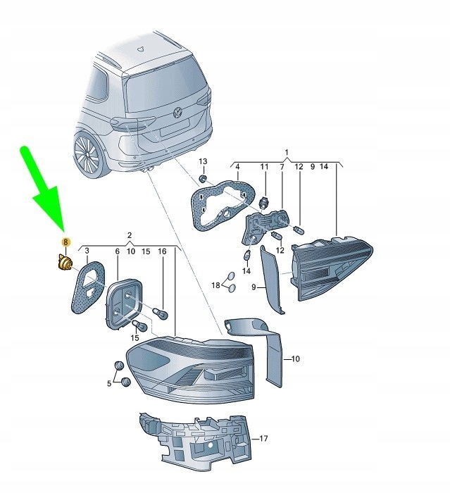 фото №7, Element защитный vag do seat tarraco volkswagen teramont tiguan