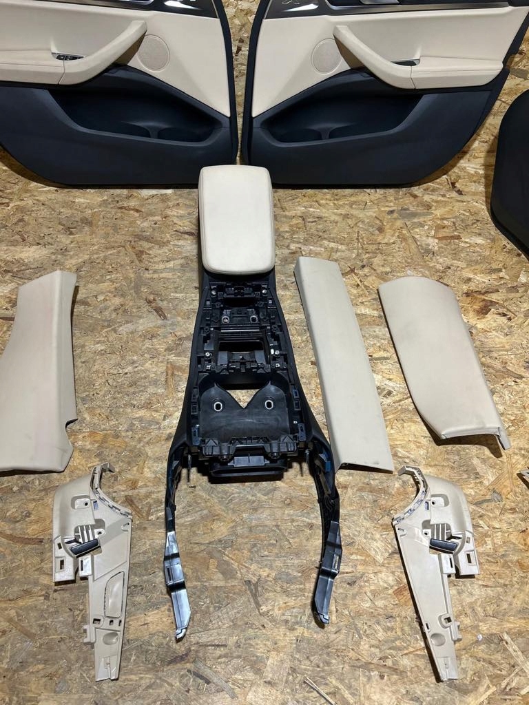 фото №6, Сиденья середина салон заднее сиденье подлокотник обшивки bmw x3 g01 beż 3km 2023r