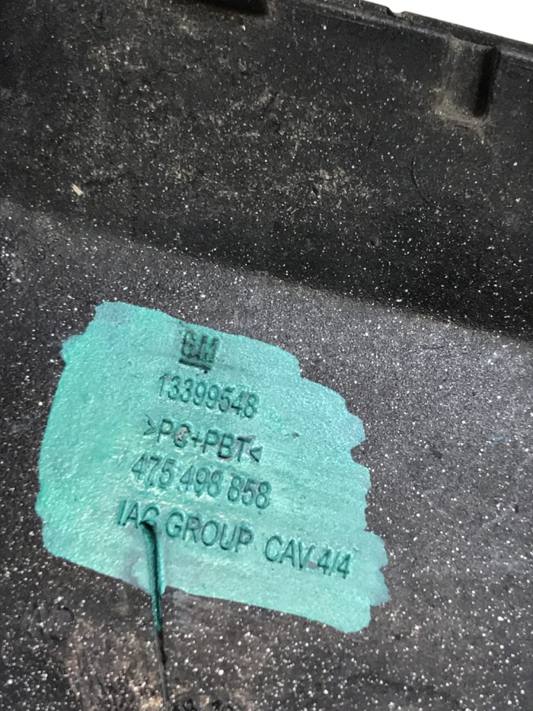 13399548 заглушка бампера фаркоп задня corsa e z40r db Зі Шроту