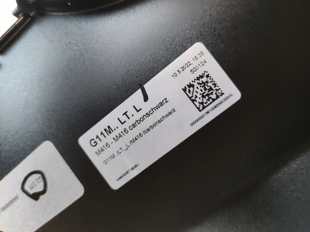 фото №6, Молдинг поріг ліва права bmw 7 g11 m набір колір 416