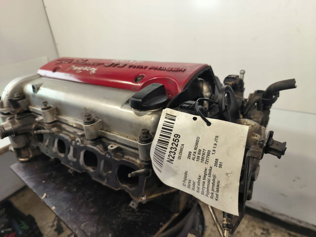 фото №10, Головка 55185881 1.9 jts alfa romeo 159 sw