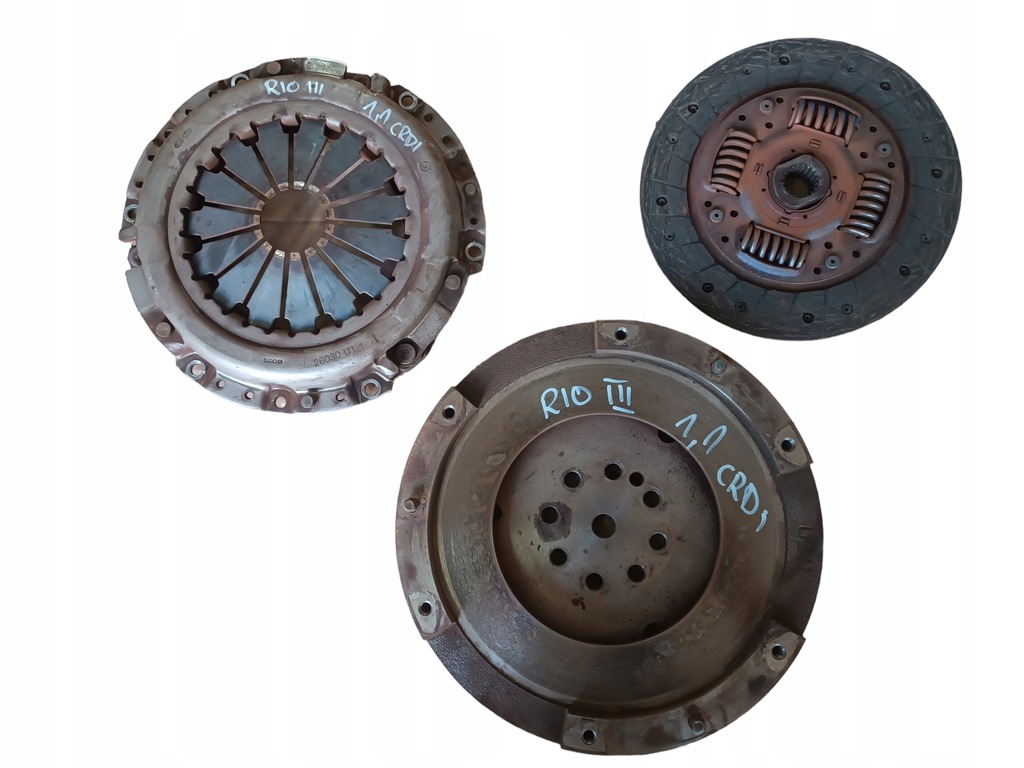 фото №1, Колесо двухмассовый сцепление диск прижим kia rio iii 1.1 crdi