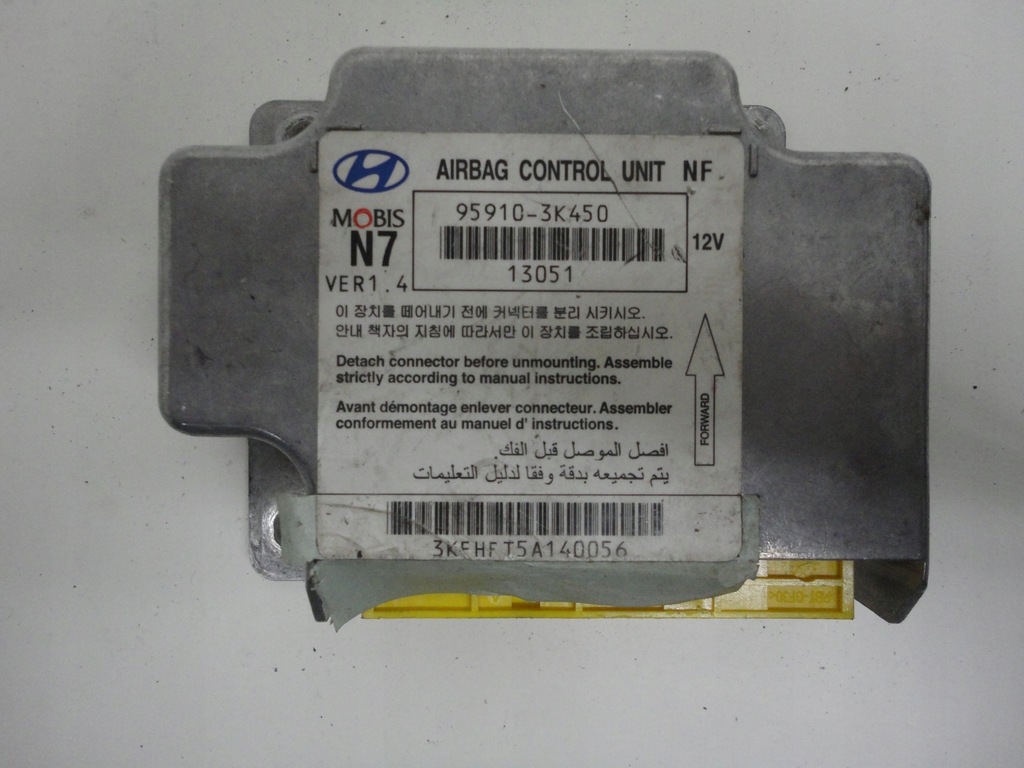 фото №1, Датчик модуль подушка безпеки 95910-3k450 hyundai sonata